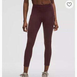 NWT Lululemon Swift Speed High-Rise Tight 25"
Updated, plum color
